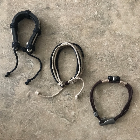 Men's Boho Bracelets (set of 3) - Picture 5 of 5